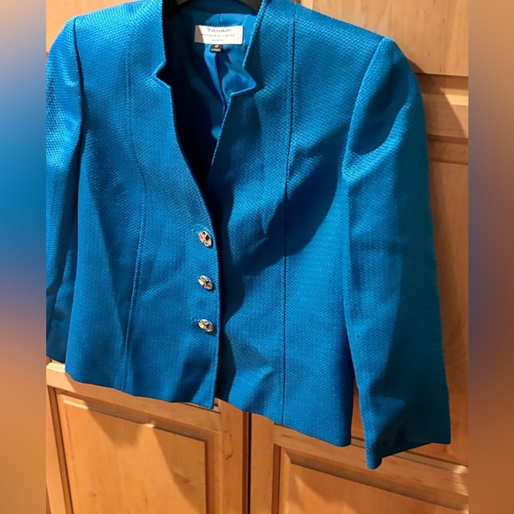 Tahari ASL business Women’s sets skirt blazer size 4, 4p 6 GORGEOUS - Picture 13 of 16